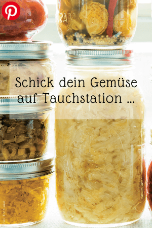 Schicke dein Gemüse auf Tauchstation...