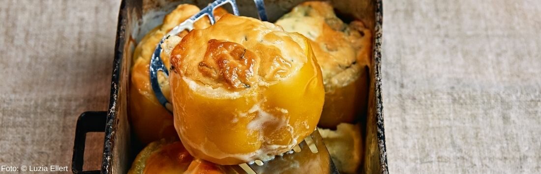 Gefüllte Paradeiser mit Mascarpone-Soufflé