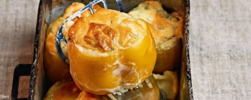 Gefüllte Paradeiser mit Mascarpone-Soufflé