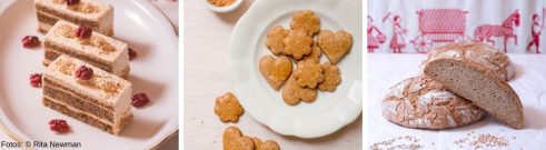 Kuchen, Kekse und Brot selbstgebacken