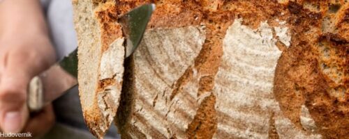 angeschnittenes Brot