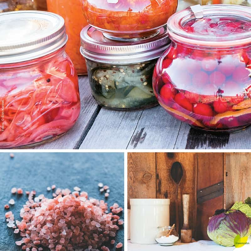 Gläser, Wasser, Salz und einfache Werkzeuge: Damit werden eure Lebensmittel fermentiert!
