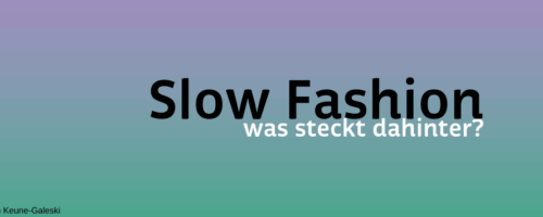 Text Slow Fasion Farbverlauf im Hintergrund