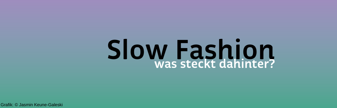 Text Slow Fasion Farbverlauf im Hintergrund