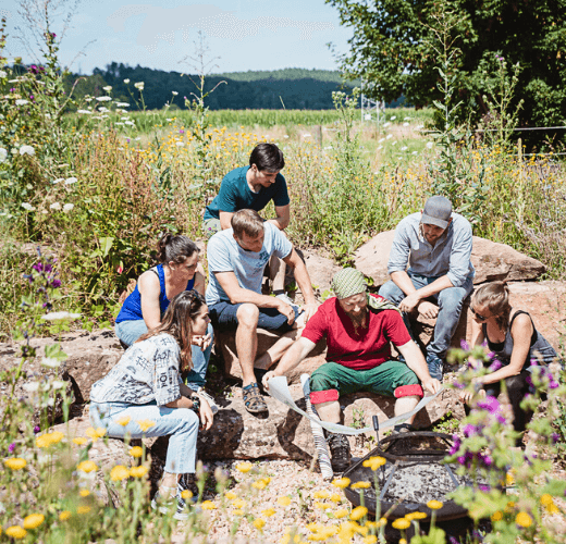 Menschen beim Planen