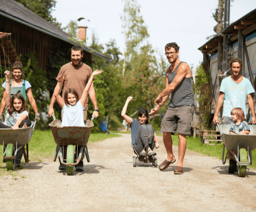 Team einer solidarischen Landwirtschaft