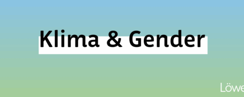 Bild mit Text "Klima & Gender"