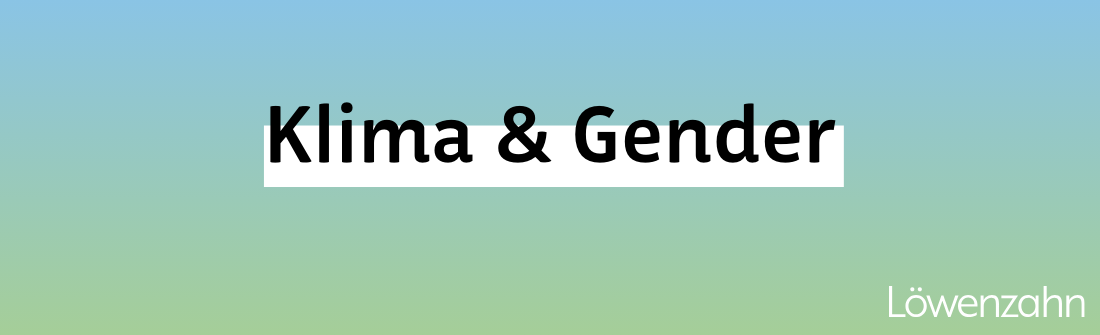 Bild mit Text "Klima & Gender"