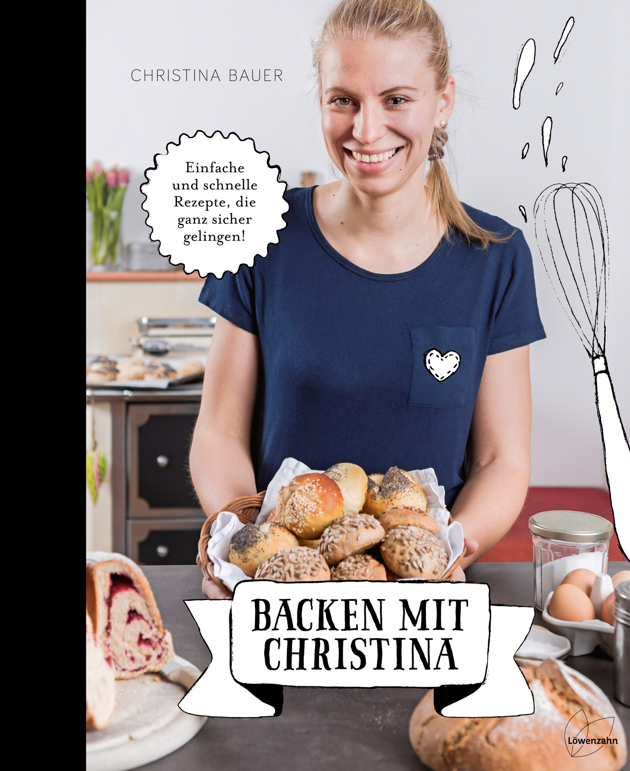 Cover Hardcover Backen mit Christina