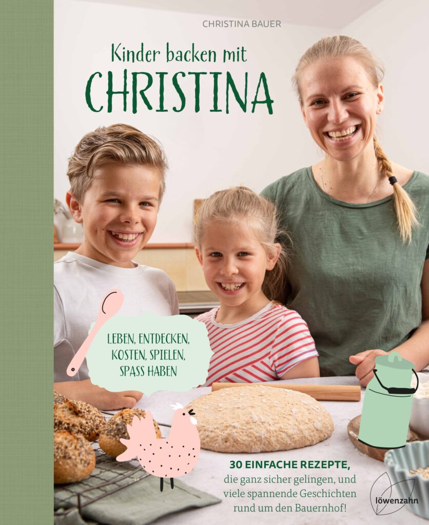 Cover Hardcover Kinder backen mit Christina